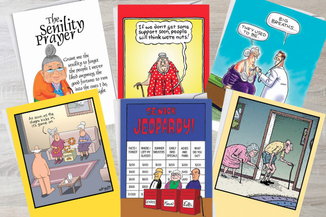 Take a look at the birthday cards ageism advocates say are mean