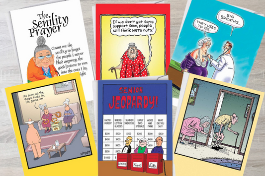 Ageist birthday cards
