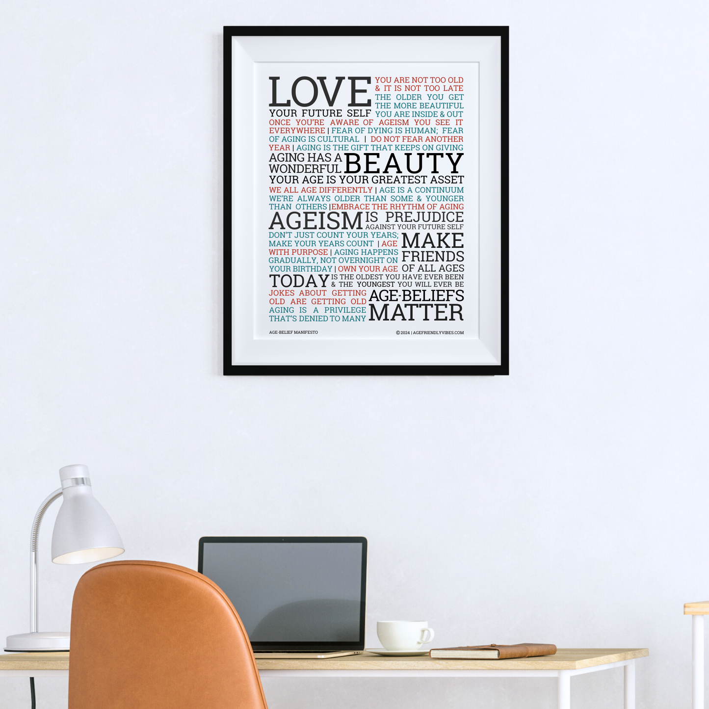 Age-Belief Manifesto Art Print