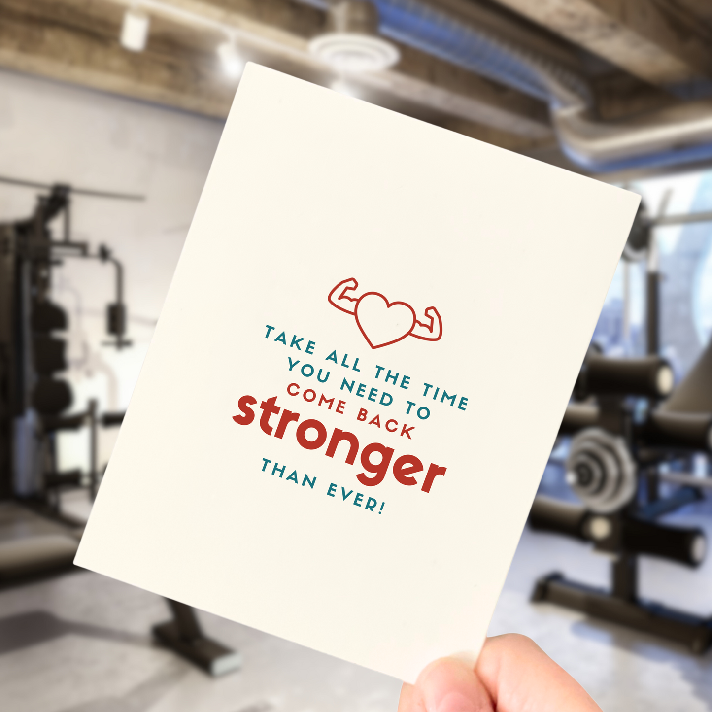 Come Back Stronger, Get Well Card