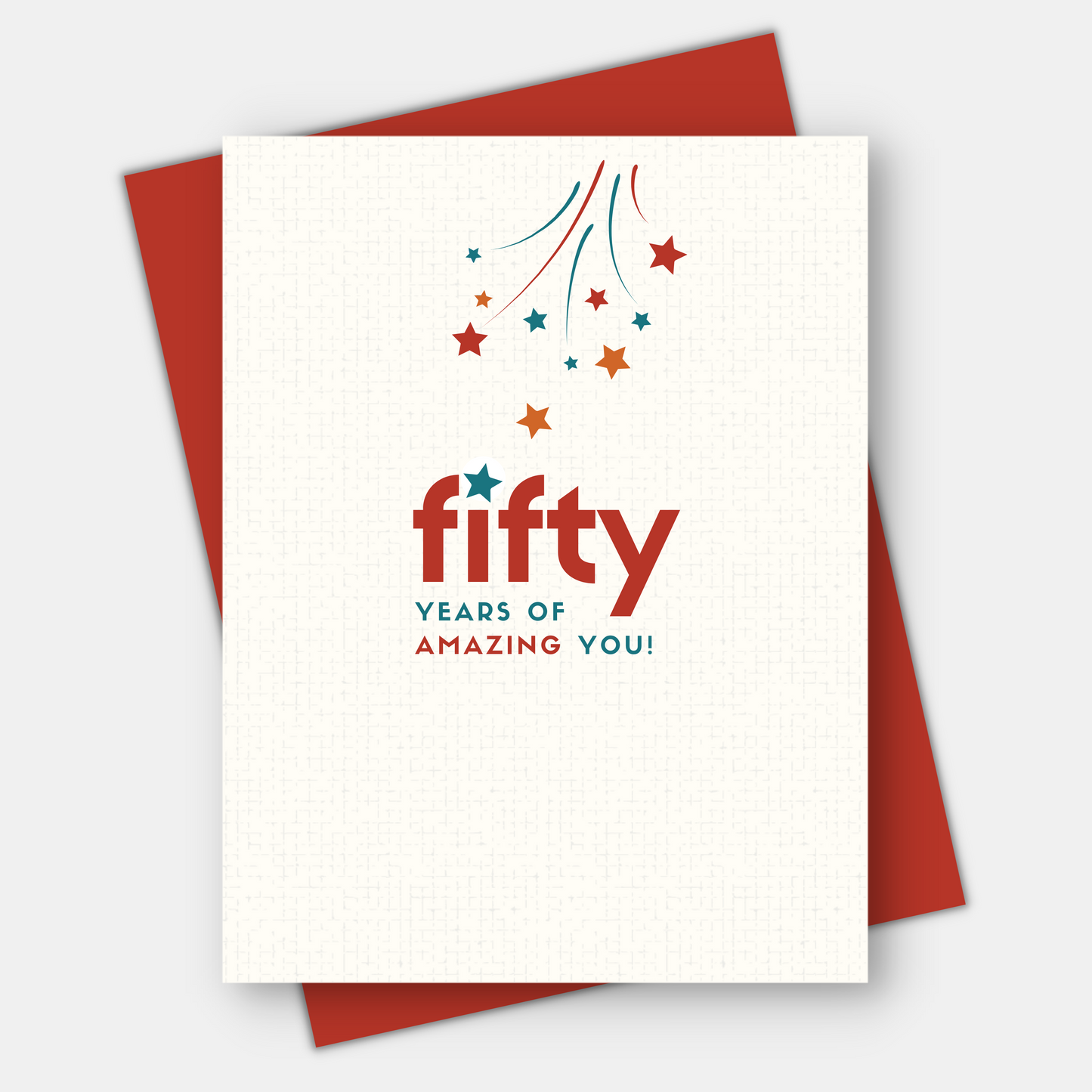 50th through 100th milestone birthday card, Amazing You