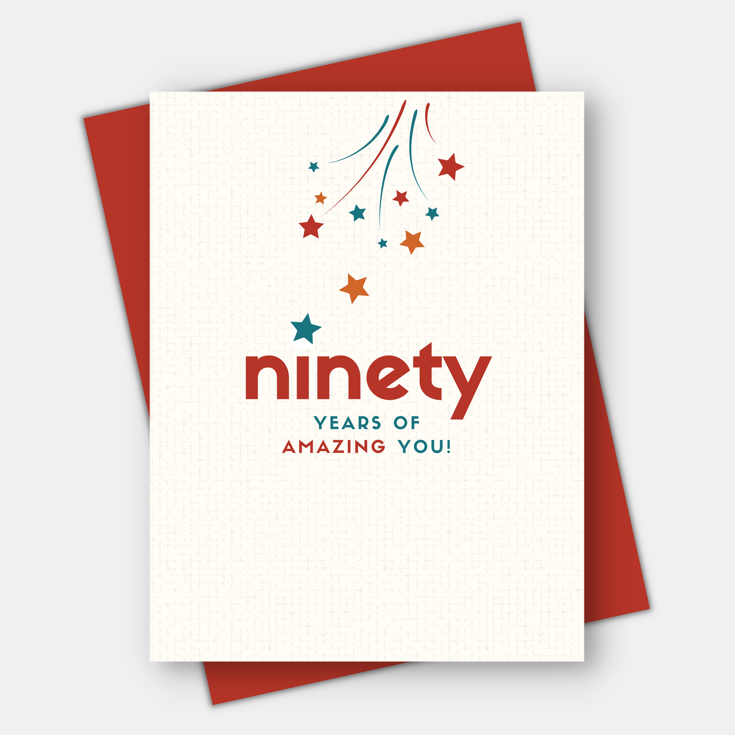 50th through 100th milestone birthday card, Amazing You