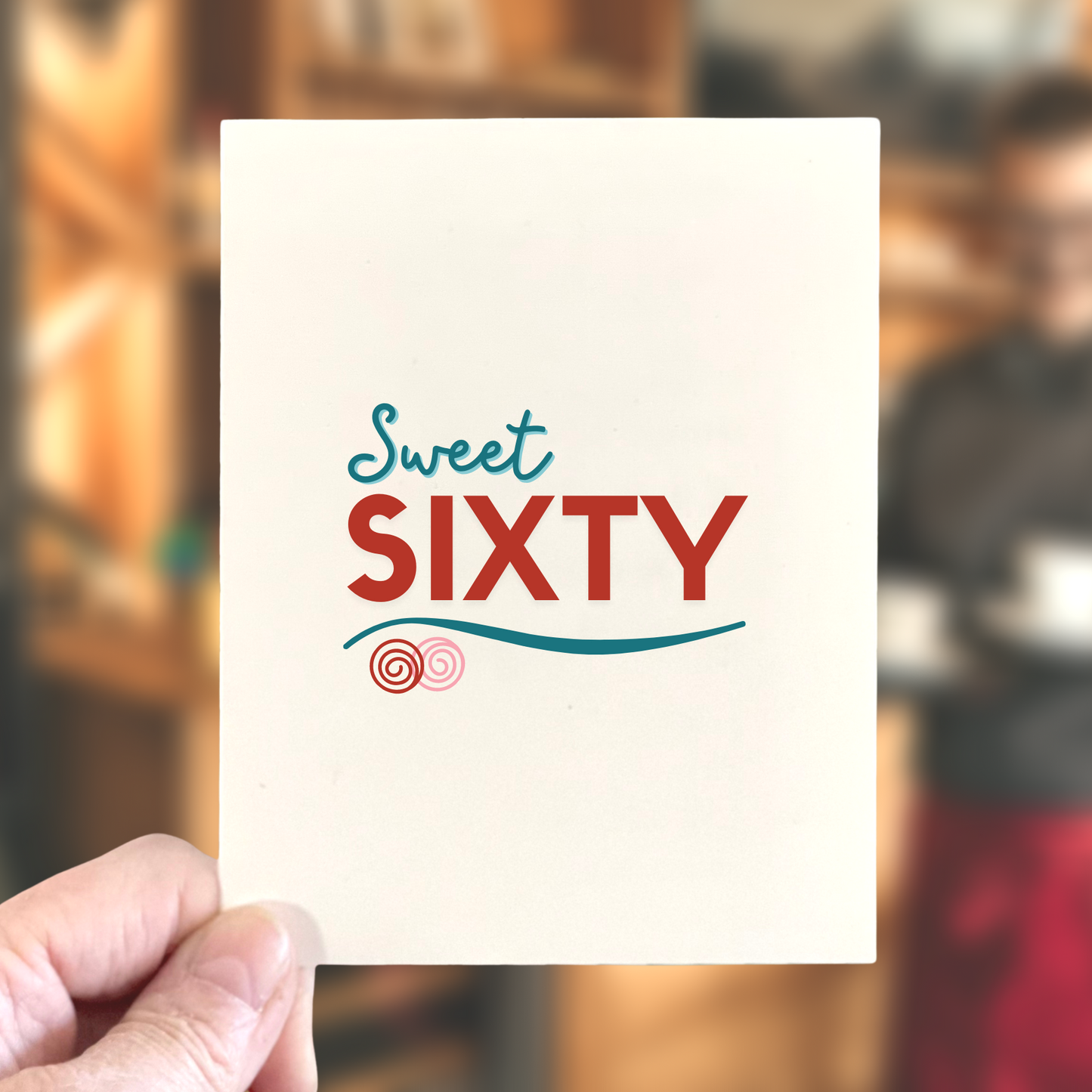 Sweet 60, 60th birthday card
