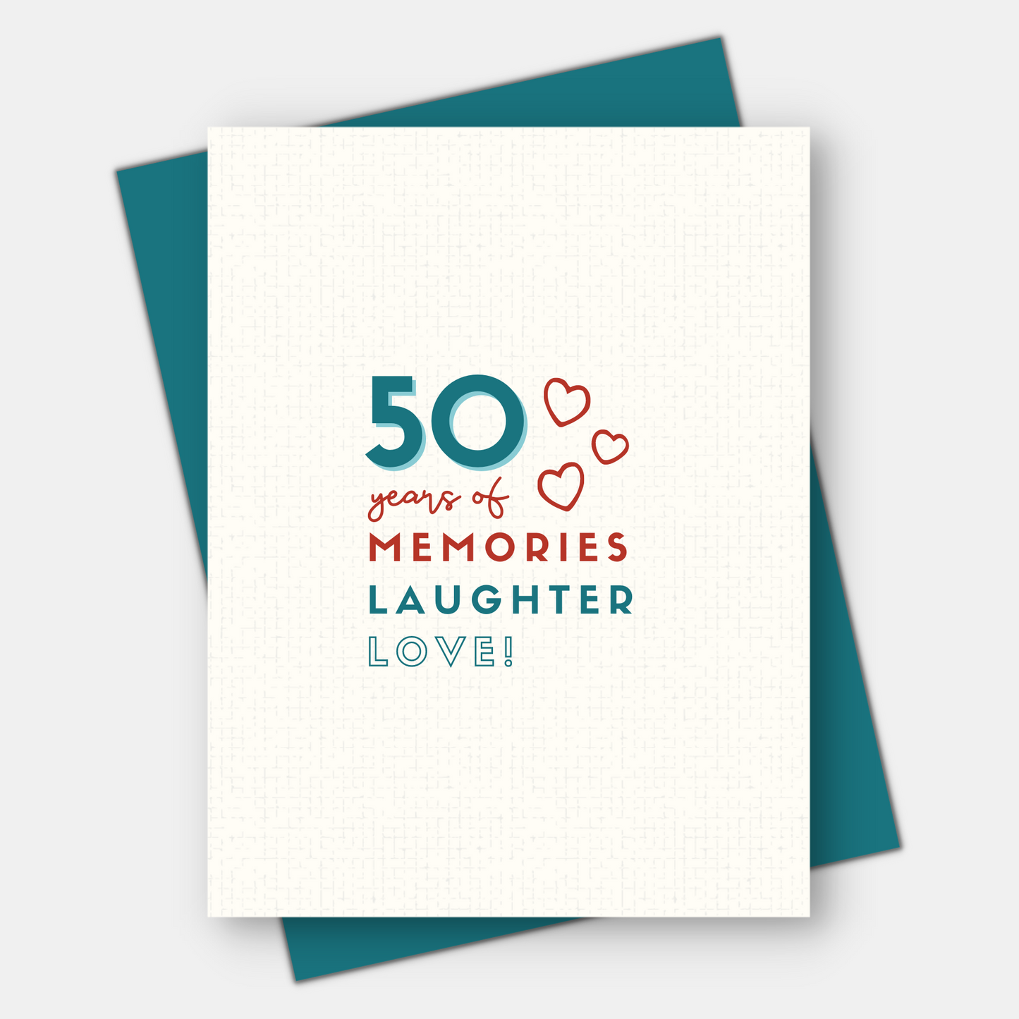 Years of memories, laughter, love, for 50th, 60th, 70th, 80th, 90th, 100th birthday