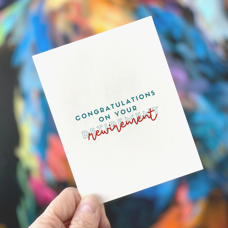 Congratulations on Your ReWirement, Retirement Card