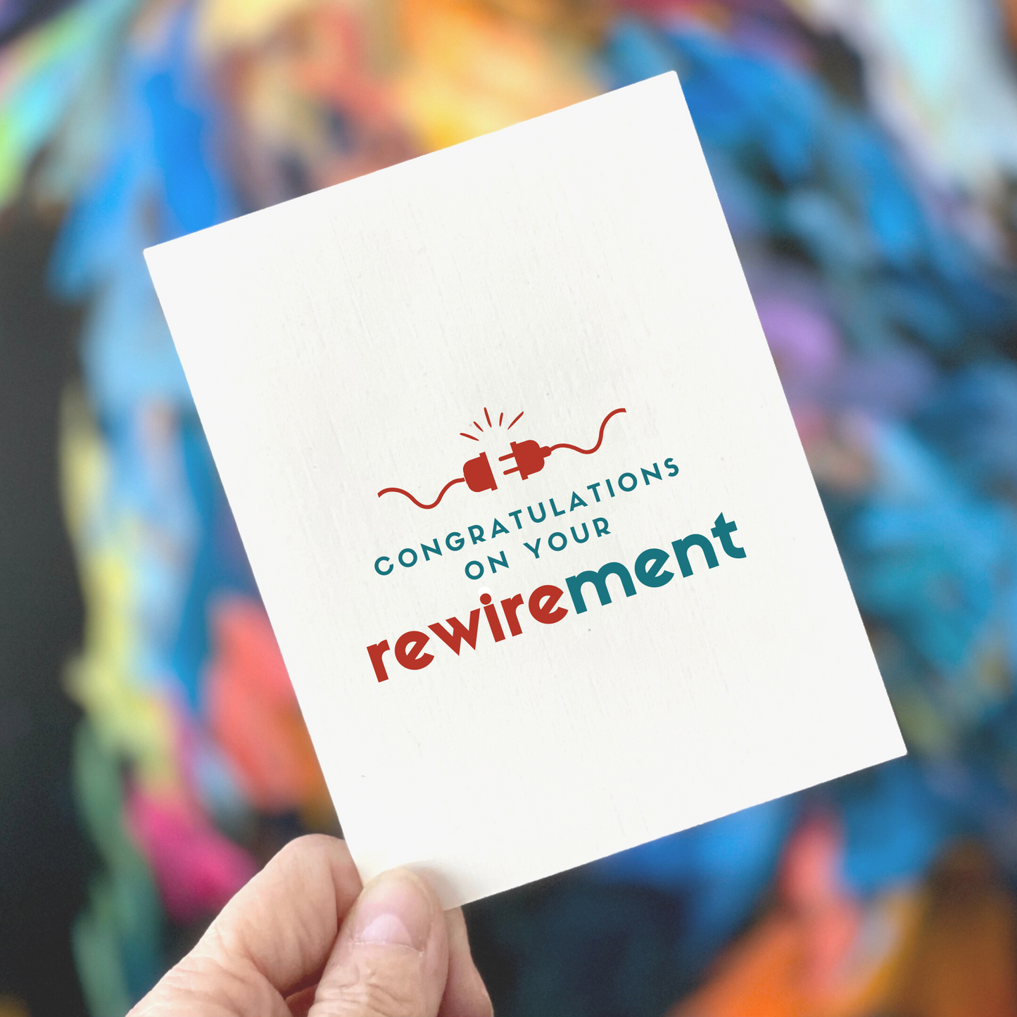 Congratulations on Your ReWirement, Retirement Card