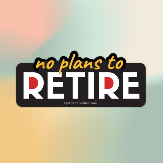 No Plans to Retire Vinyl Sticker