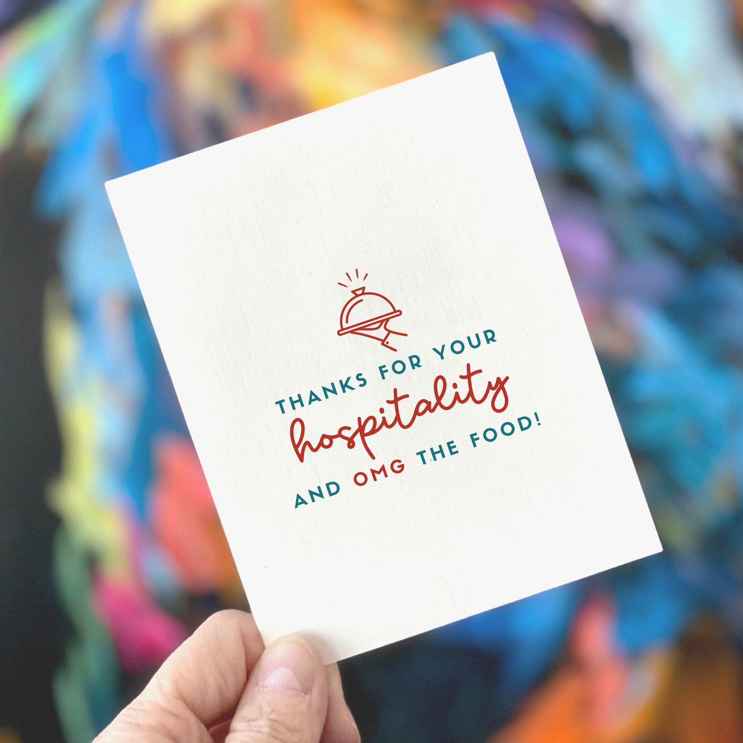 Thank You for Your Hospitality, Thank You Card
