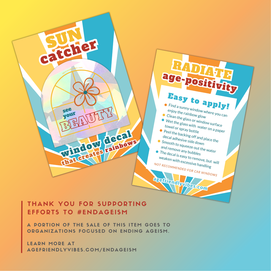 See Your Beauty, Sun Catcher Window Decal