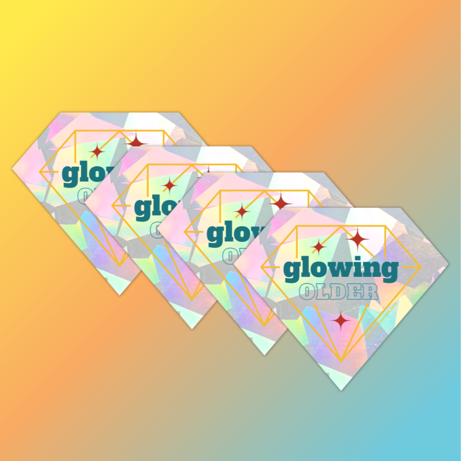 Glowing Older, Sun Catcher Window Decal