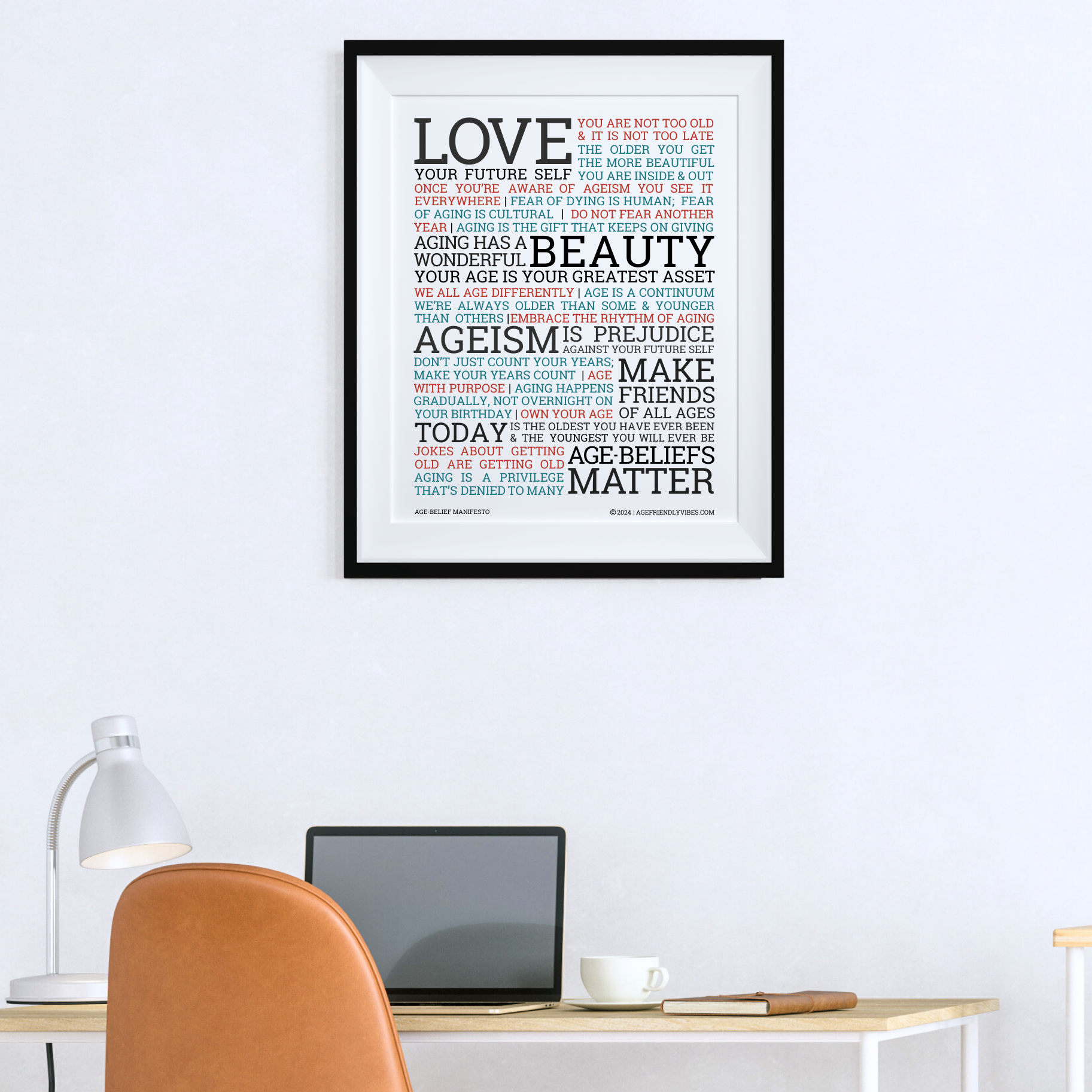 Age Belief Manifesto Art Print