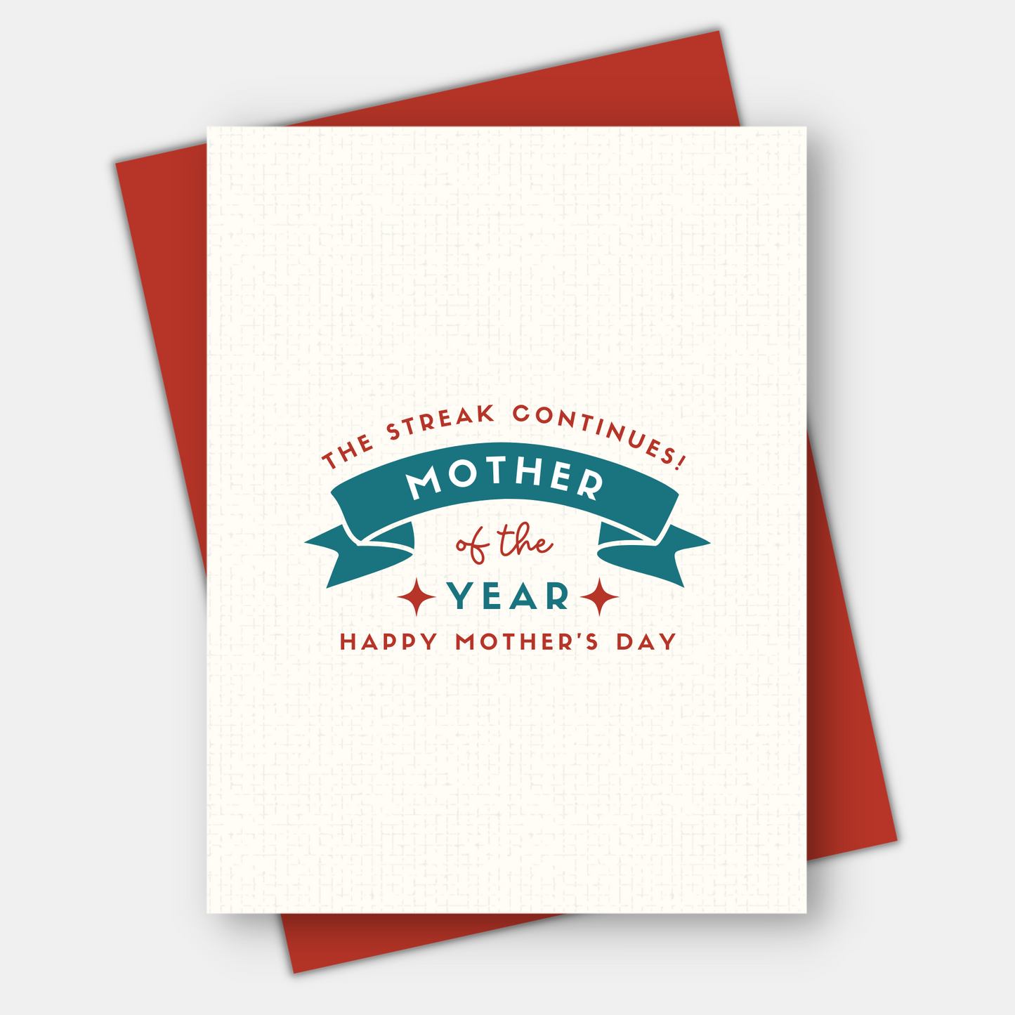 Mother of the Year, Mother's Day Card