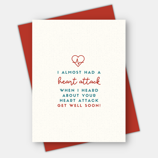 Heard About Your Heart Attack, Get Well Card