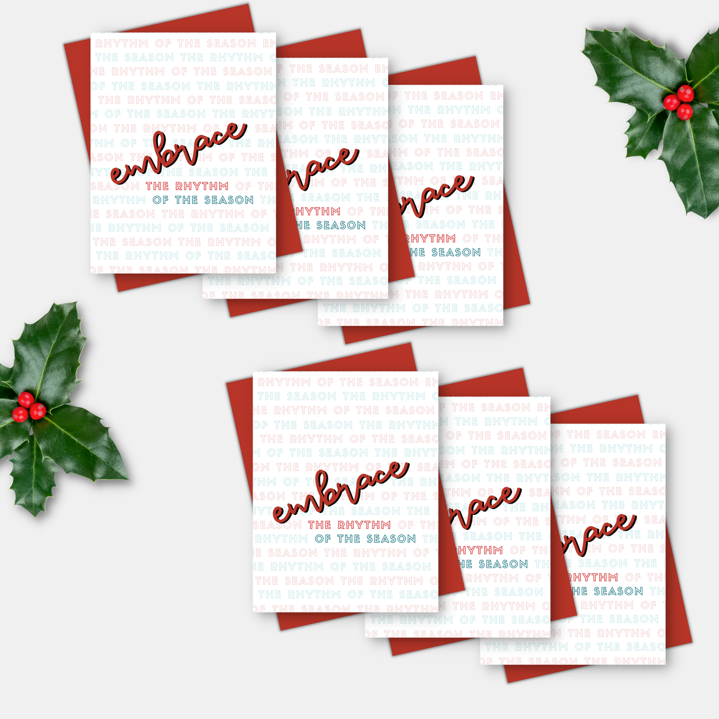 Embrace the Rhythm of the Season  - Holiday Card