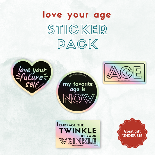 Love Your Age - Sticker Gift Pack