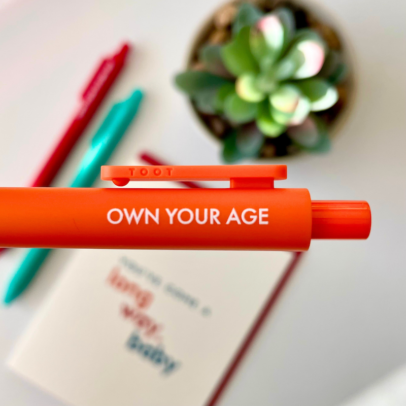 Own Your Age - Jotter Pen Set