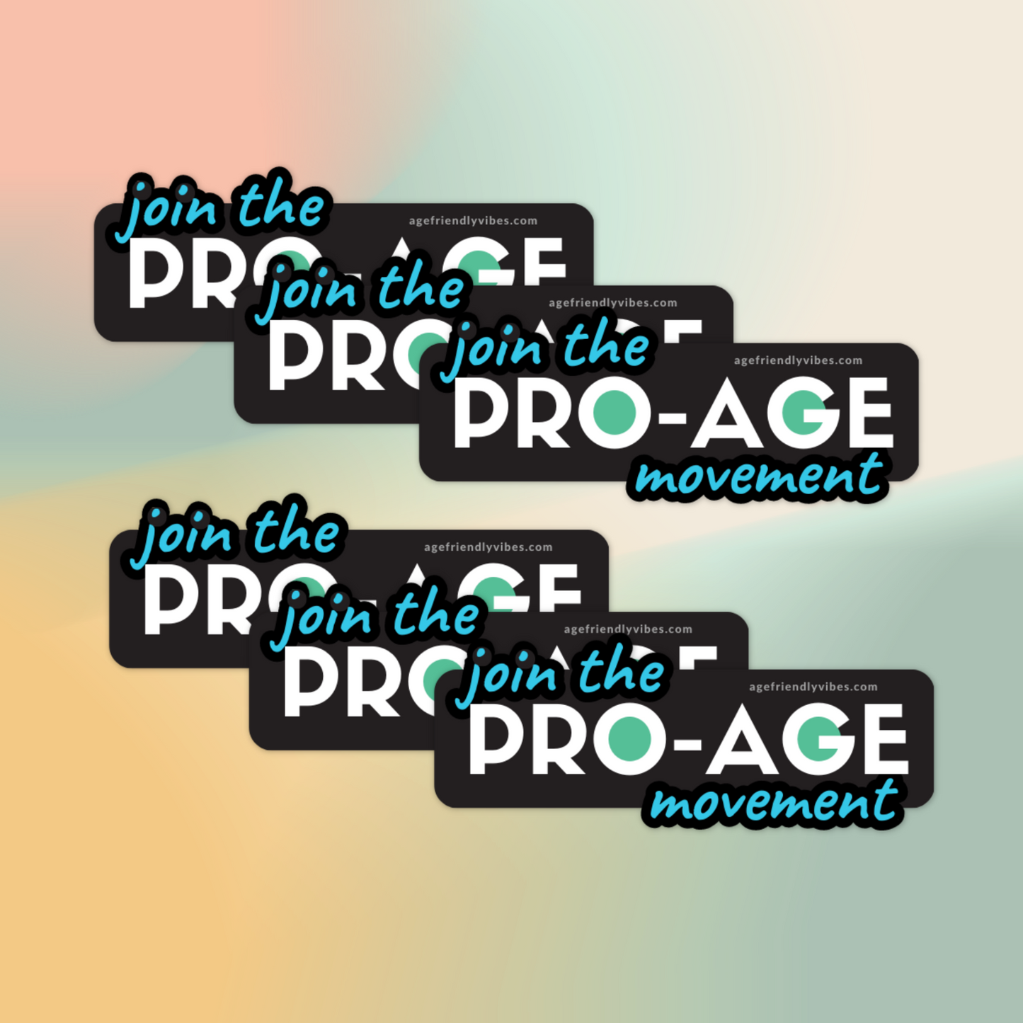 Pro-Age Movement Vinyl Sticker