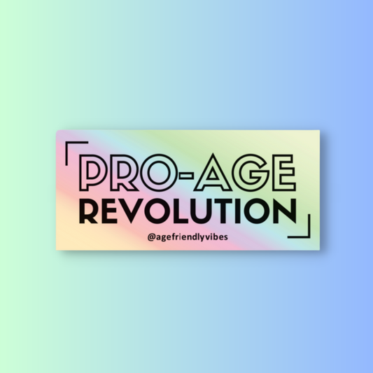 Pro-Age Revolution Holographic Sticker