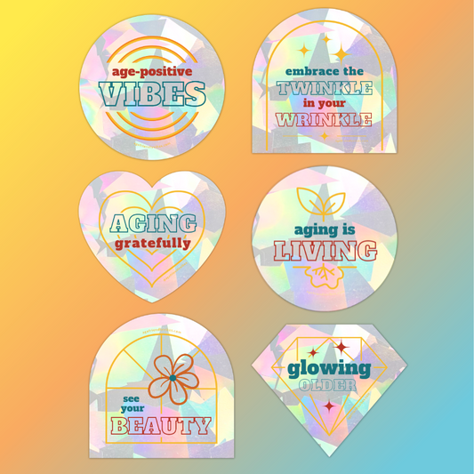 Sun Catcher Window Decal Collection (set of 6)